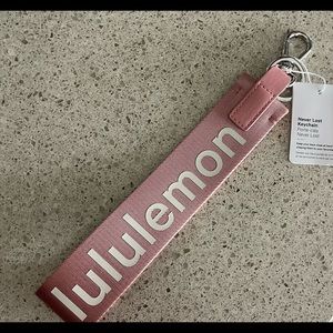 Lululemon Never Lost Keychain NWT